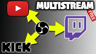 Multi Stream With OBS FREE!
