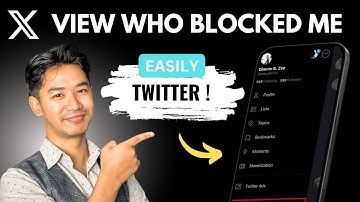 How To View Who Blocked Me On Twitter