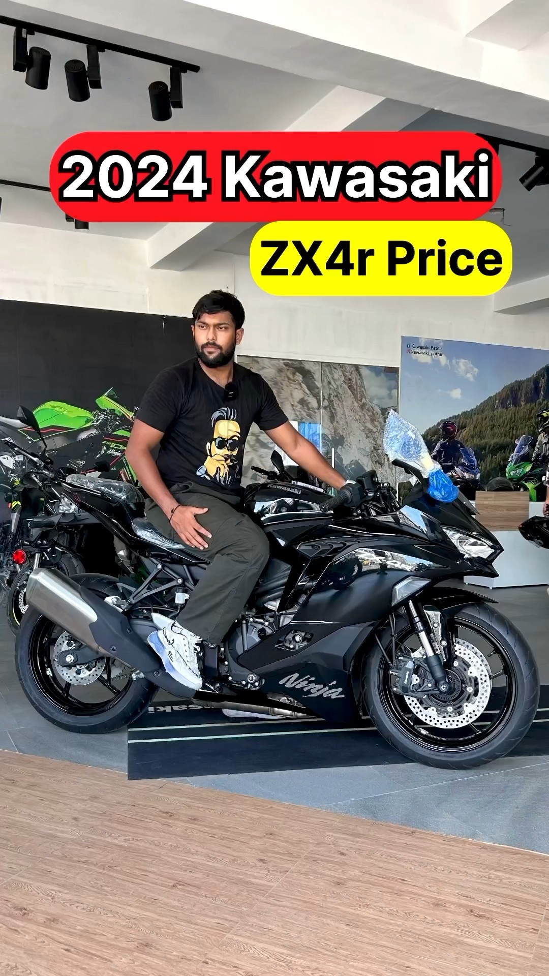 2024 Kawasaki ZX4R On Road Price #zx4r #kawasakizx4r - YouTube