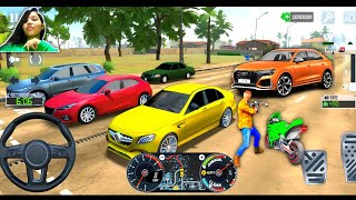 Mercedes-Benz AMG E63 E-Class Car Driving Gameplay 🎮 Luxury Car Taxi Driving Gaming 🚳@Xcrashes100 screenshot 2