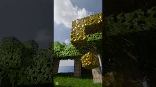 (RTX 99% Minecrft) Realestic Gold portal 💀