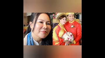 Quý Bình chia sẽ ảnh cưới của hai vợ chồng .