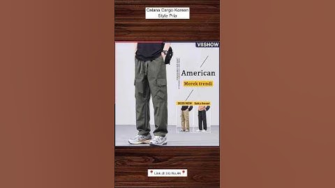 Thumbnail of Celana Cargo Pants Korean style pria #shorts #celana #pants #korean #koreanstyle