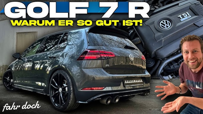 VW Golf 7 R Facelift Fahrbericht (2017) - So fährt der stärkste Serien-Golf  Review/Track/Test 