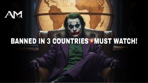 F*CK ….THIS VIDEO 🎥 IN 3 COUNTRIES IS FORBIDDEN 😱💥 They Don’t Want You To See! | Joker Speech