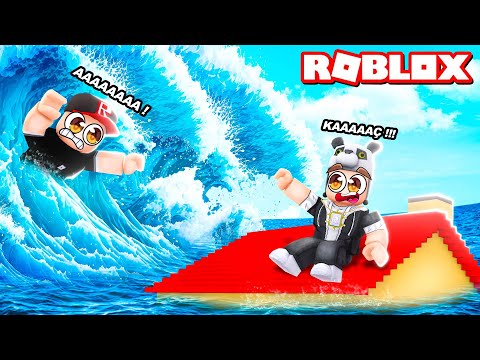 Tsunami Kaçış Oyunu! Sakın Suya Düşme - Roblox