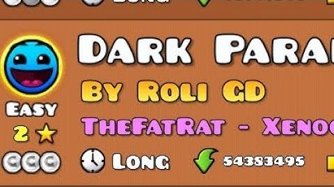 Geometry dash Alpha pack 2/3 Dark Paradise 100%