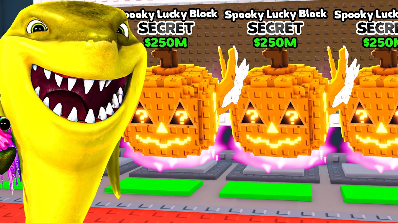 Spending $973,683,267 for NEW SPOOKY LUCKY BLOCKS..