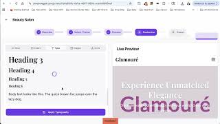 AI Wordpress website builder & theme generator quick demo
