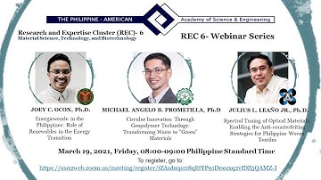 PAASE Research Expertise Cluster 6 Webinar (19 March 2021)