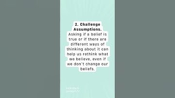 Overcoming Cognitive Biases