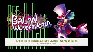 Video thumbnail of "⭑ Balan wonderworld 🌆 LYRICS  ingles y español ⭑"