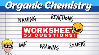 Organic Chemistry Grade 12 Worksheet