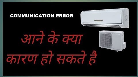 INVERTER AC - COMMUNICATION ERROR SOLVED