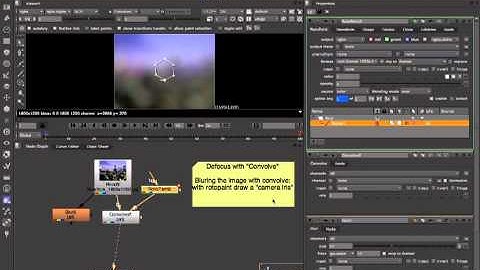 Defocus with Convolve (Nuke Tutorial)