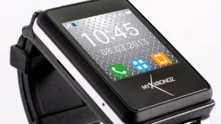 MyKronoz ZeNano Bluetooth Smart Watch Stream Music Voice Control