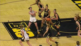 😂 Caitlin Clark FIRES Ball Off Defender's HEAD On Pass To Teammate | #4 Iowa Hawkeyes vs Michigan