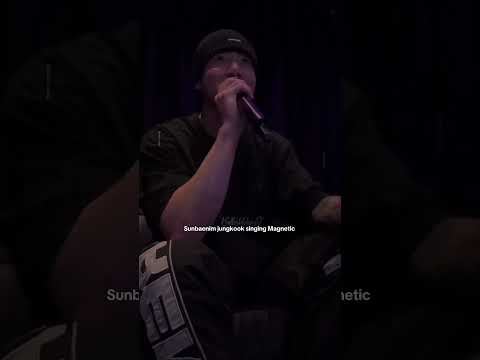 Sunbae Jungkook Singing Magnetic By Illit 