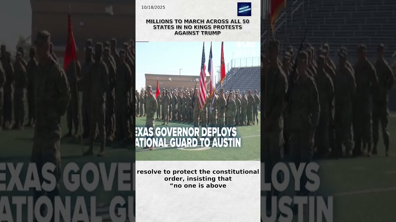 Millions to March Across All 50 States in No Kings Protests Against Trump