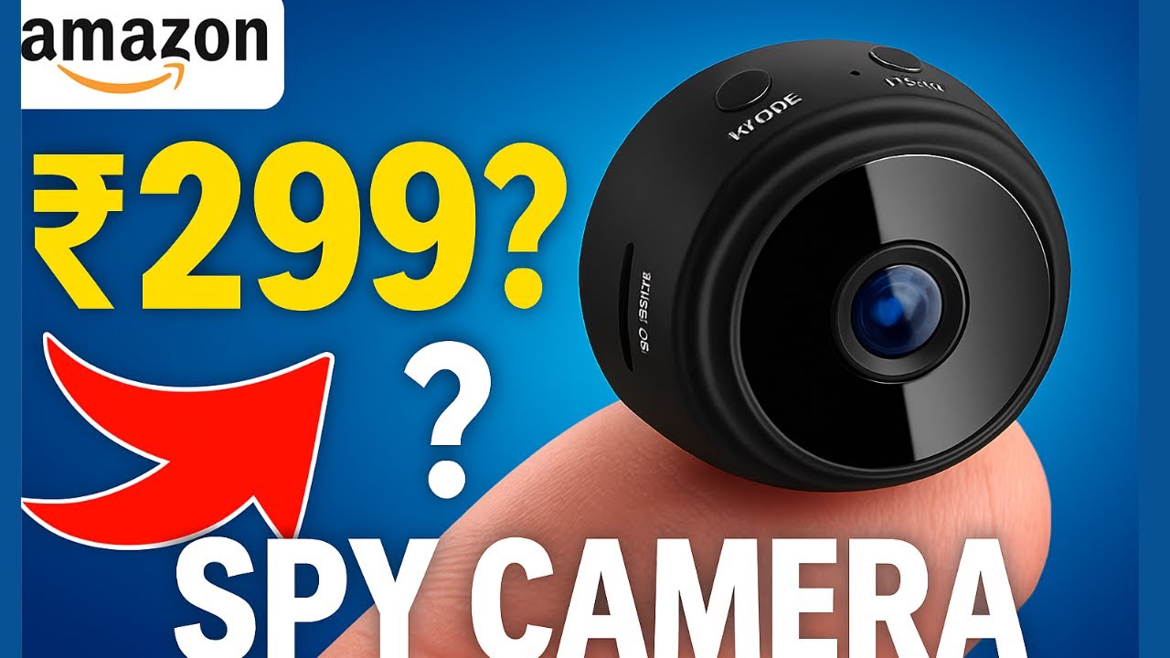 🔥 ₹299 Spy Camera on Amazon 😱 | Is it REAL or FAKE? | Mini Hidden Camera Test