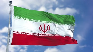 Iran Flag Animation Motion Graphics