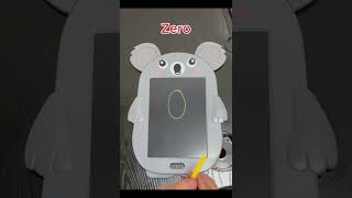 Opening LCD Writing Tablet – My First Drawing Number ZERO!