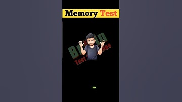 Memory Test 🤯|| Riddles And puzzles For Iq Test || #quiztime #shorts