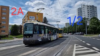 1/2 a 2A 🚋 🚍 - Druhá přípravová výluka