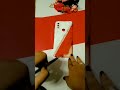 Mobile cover art mom dad shorts youtubeshorts viral diy painting zainart