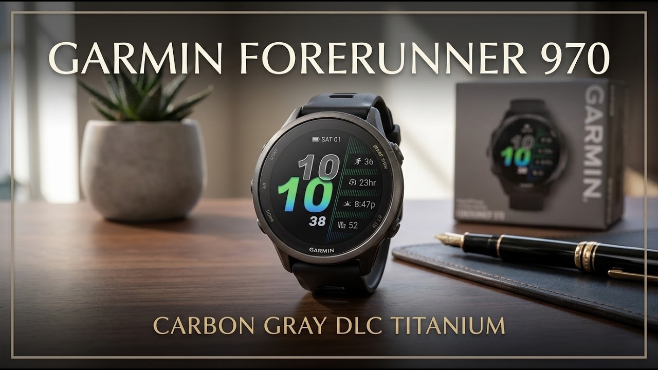 Garmin Forerunner 970 Carbon Gray DLC Titanium - Review 2026 - YouTube