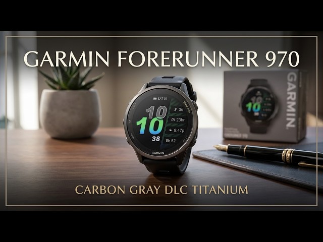 Garmin Forerunner 970 Carbon Gray DLC Titanium - Review 2026 - YouTube