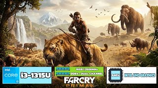 FarCry Primal on i3 1315U ,16gb ram ,Intel UHD Graphics ,Fps Test