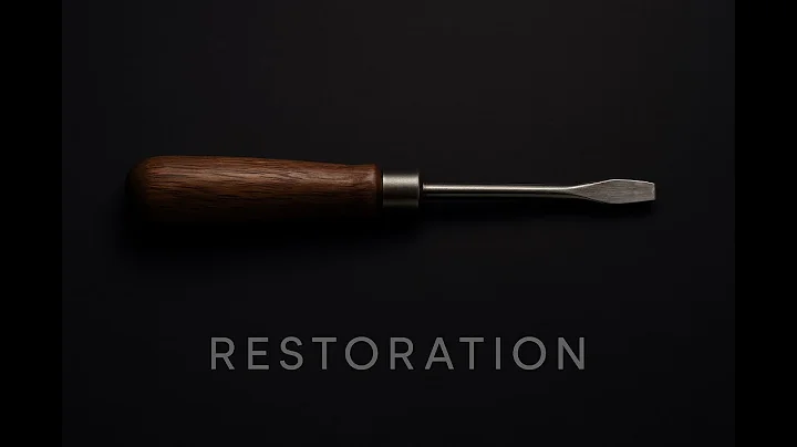 Satisfying Restoration of a 200 Year  Old Moldy Screwdriver ASMR