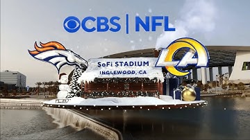 NFL on CBS intro | DEN@LAR | 12/25/2022