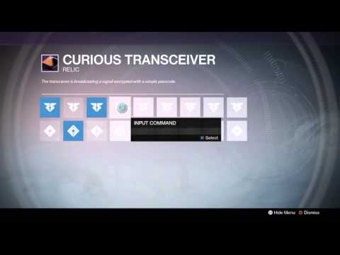 Destiny - Curious Transciever (Code 1) - YouTube