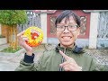 Kids Go to School Eat The Laughing Cow Cheese! Kids Learn Colors Finger Family Songs