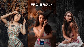 How to Edit Professional Photography | Lightroom Dark Brown Presets DNG & XMP Free Download screenshot 3