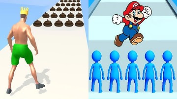 Muscle Rush VS Join Clash 3D - MAX LEVELS Walkthrough Gameplay Mobile New Gaming Pro