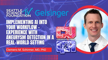 Implementing AI into your workflow – Experience with Aneurysm detection - Clemens Schirmer, MD