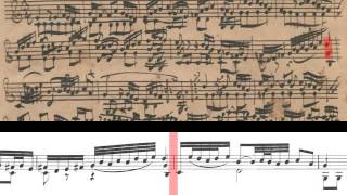 BWV 1003 - Sonata No.2 for Solo Violin (Scrolling)