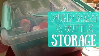 Pump Part & Bottle Storage // Momma Alia