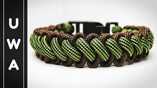 How to make the Bootlace Paracord Survival Bracelet With Buckle (Curling Millipede) [Tutorial]