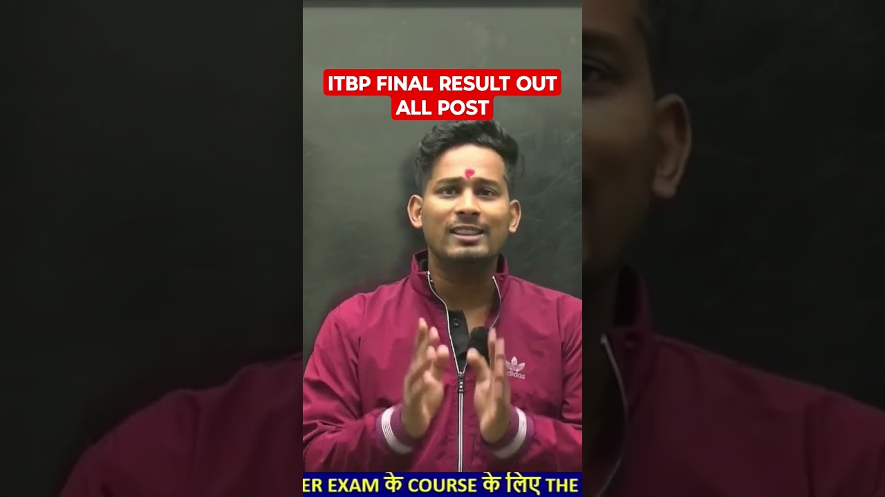 Final Results Out🛑📢 ITBP ALL POST FINAL RESULT 2023 ESC VETINERY PIONEER TELECOM ANIMAL TRANSPORT