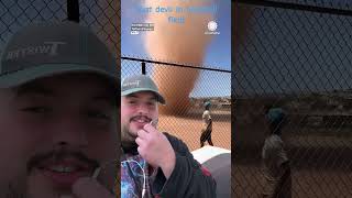 Dust devil in baseball field #grayslake #zion #roundlakepark #gurnee #hainsville #mundelein