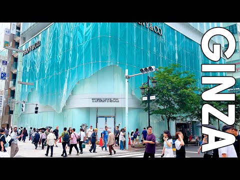 【銀座】平和な休日の銀座を歩きましょう| 2025 Tokyo Walking Tour|Japan,Relax,Travel,