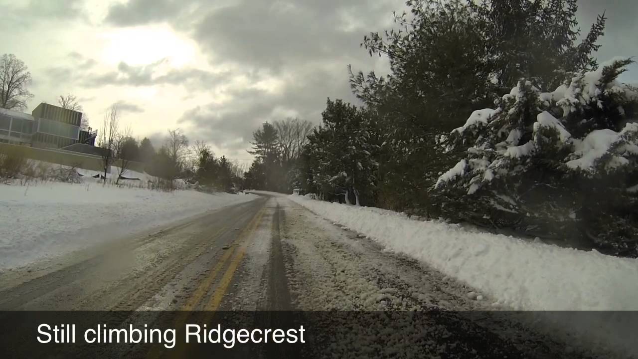 Outdoor Bike Ride PostSnow Storm in Westchester County, New York YouTube