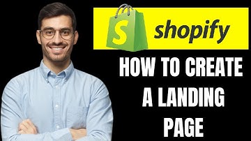 HOW TO CREATE A LANDING PAGE ON SHOPIFY 2024