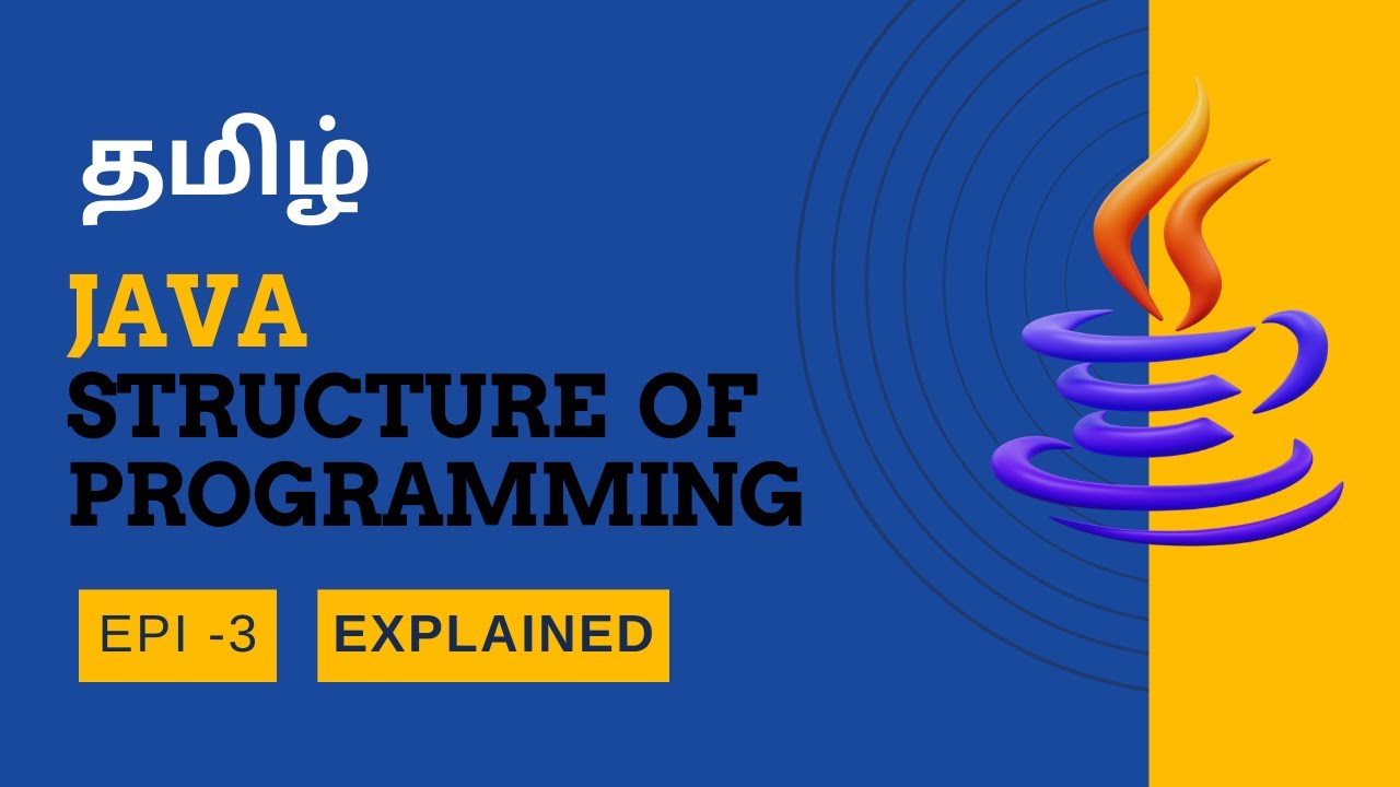 Structure of Programming Explained in Tamil | Programming Basics for ...