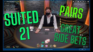 BLACKJACK WITH PAIRS & GREAT SIDE BETS screenshot 3