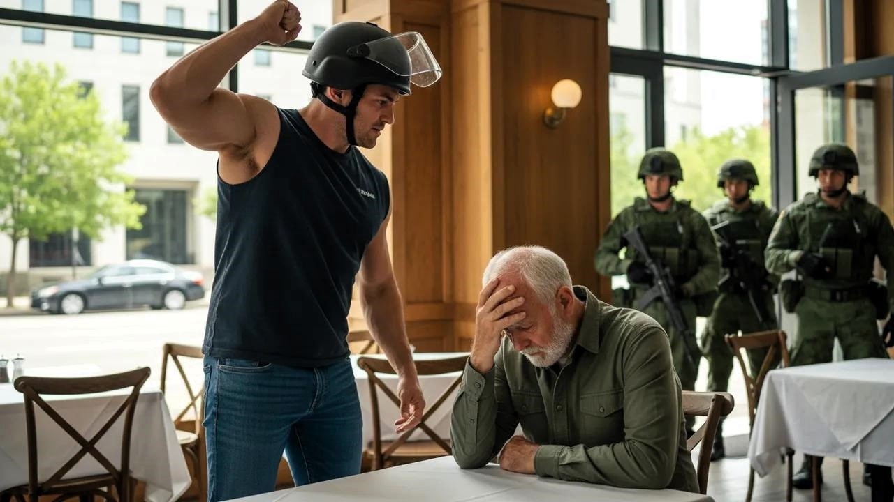 Motocyklista uderzył weterana, a po 30 minutach jego syn przybył z wojskiem